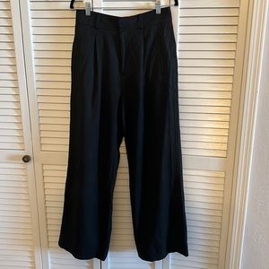 Everlane Way High Drape Pant Black Size 8 Reg 30” inseam